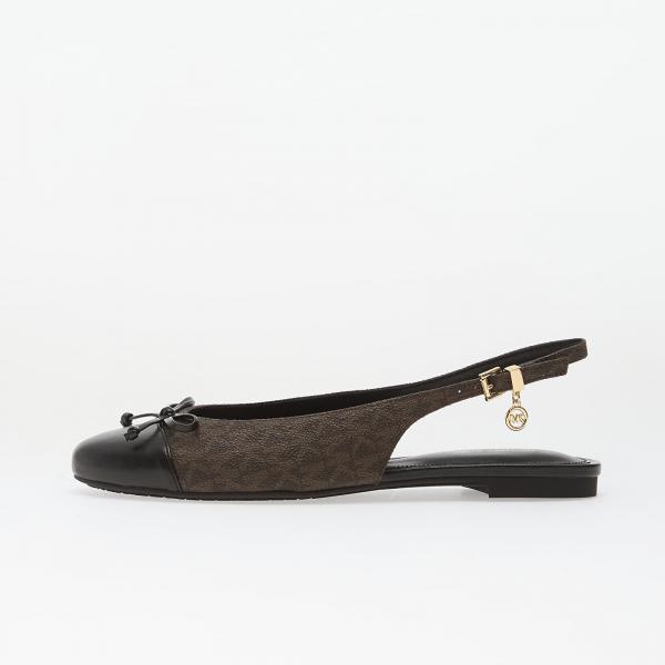 Tenisky Michael Kors Piper Signature Logo Slingback Ballet Flat Brown EUR 41