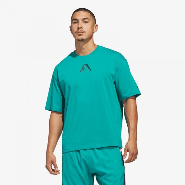 Tričko adidas x Anthony Edwards Believe That T-Shirt Equipment Green S