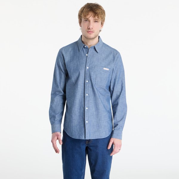 Košile Calvin Klein Jeans Ls Chambray Classic Shirt Blue Descent M