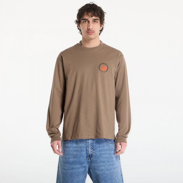 Tričko Horsefeathers Altitude Ls T-Shirt Fossil M