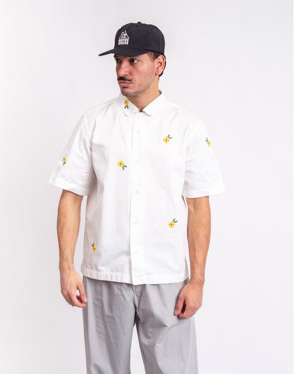 Service Works Cross Stitch Shirt WHITE S