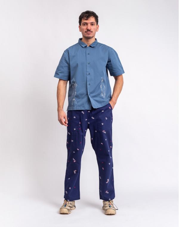 Service Works Paisley Chef Pants ROYAL M