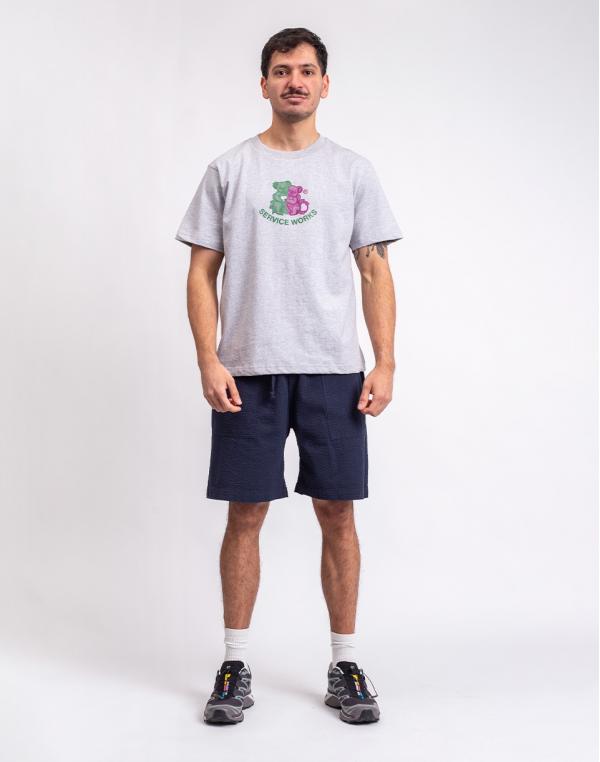 Service Works Seersucker Chef Shorts DARK NAVY S