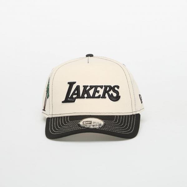 Kšiltovka New Era 9FORTY Aframe NBA City Icon Los Angeles Lakers Light Cream/ Black Universal