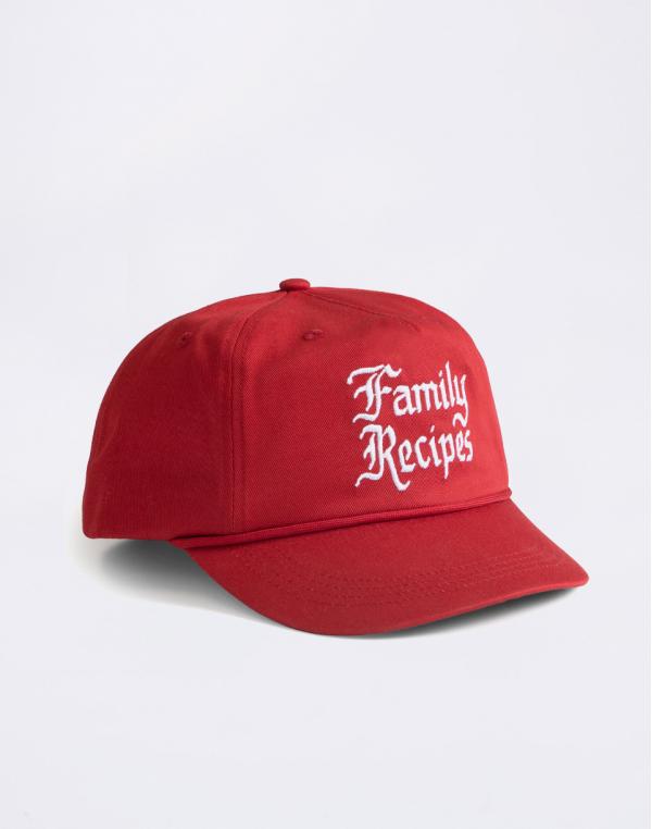 Service Works Family Recipes Cap RED