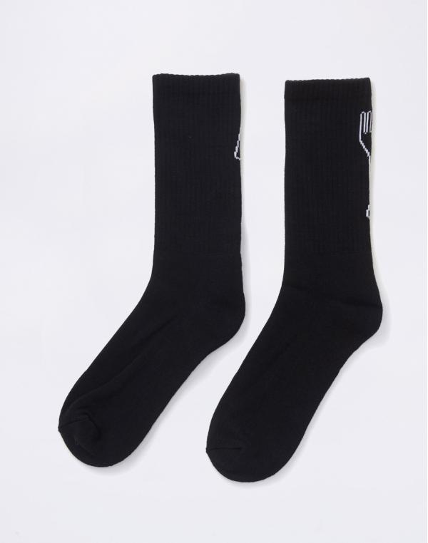 Service Works Knife & Fork Socks BLACK