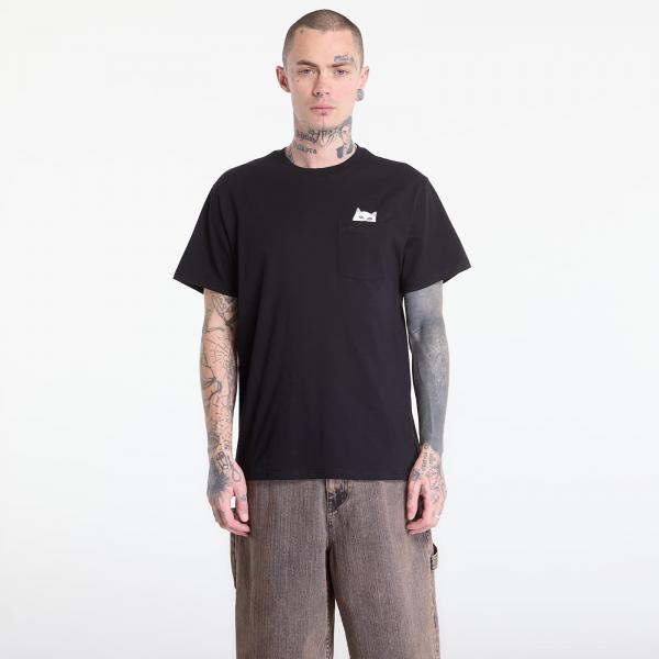 Tričko RIPNDIP Lord Nermal S/S Pocket Tee Black XXL