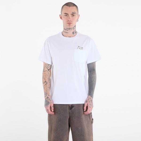 Tričko RIPNDIP Lord Nermal S/S Pocket Tee White L