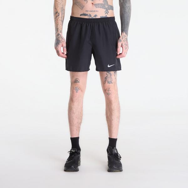 Šortky Nike Miler Men's Dri-FIT 2-in-1 5" Running Shorts Black/ Black/ Reflective Silv M