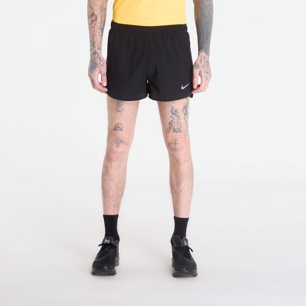 Šortky Nike Fast Men's Dri-FIT 3" Brief-Lined Running Shorts Black/ Black/ Reflective Silv L