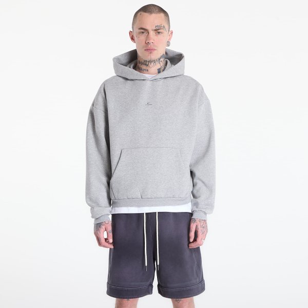 Mikina Nike Standard Issue Men's Therma-FIT Brushed Basketball Pullover Hoodie Dk Grey Heather/ Black XXL
