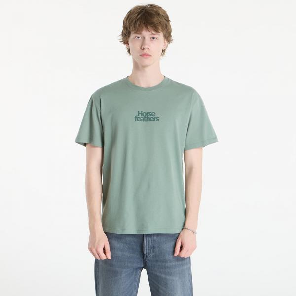 Tričko Horsefeathers Strict T-Shirt Iceberg Green XXL