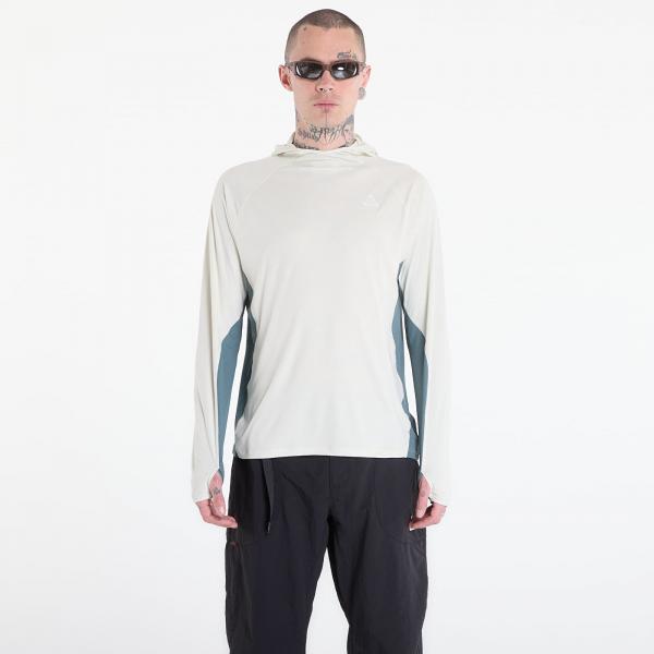 Tričko Nike ACG "Solar Chase" Men's Dri-FIT UV Long-Sleeve Hooded Top Sea Glass/ Mineral Slate/ Summit White XL