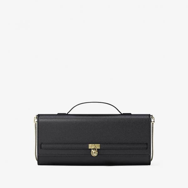 Kabelka Michael Kors Hamilton Moderne Medium Leather Convertible Clutch Black Universal
