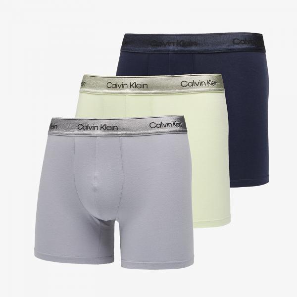 Boxerky Calvin Klein Boxer Brief 3-Pack Green S