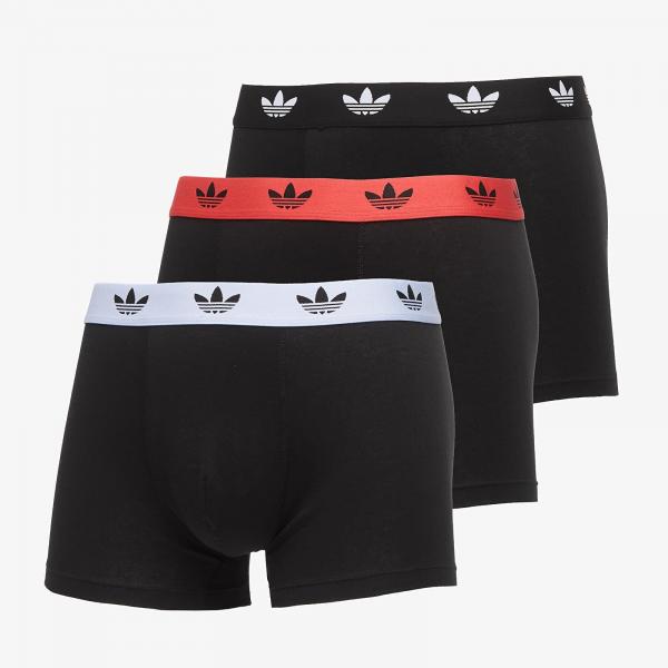 Trenky adidas Trunk 3-Pack Black M