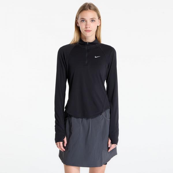 Tričko Nike Tempo Women's Dri-FIT 1/4-Zip Running Top Black/ Reflective Silv L