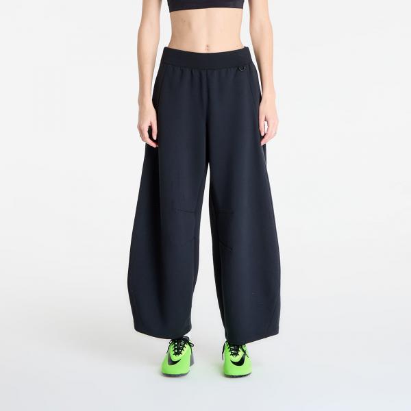 Tepláky Nike 24.7 ImpossiblySoft Women's High-Waisted Wide-Leg Pants Black/ Black/ Dk Smoke Grey XS