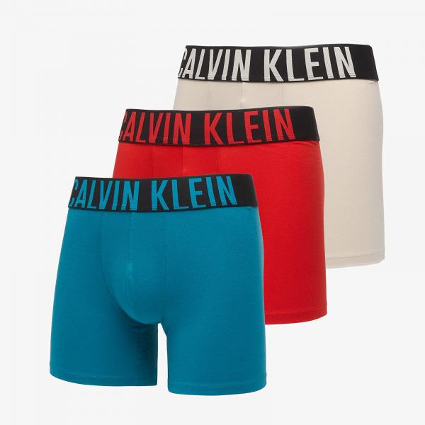 Boxerky Calvin Klein Boxer Brief 3-Pack Brown M