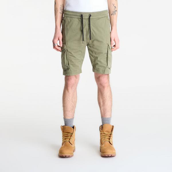 Šortky Alpha Industries Cotton Twill Jogger Short Vintage Green L