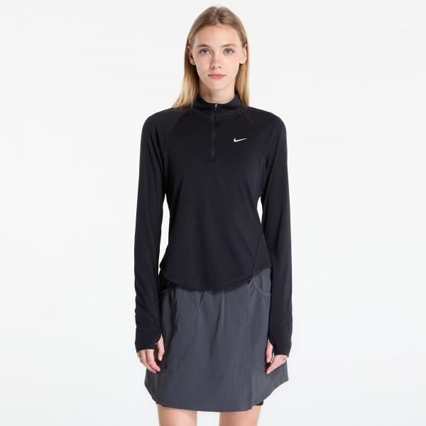 Tričko Nike Tempo Women's Dri-FIT 1/4-Zip Running Top Black/ Reflective Silv S