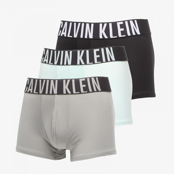 Trenky Calvin Klein Trunk 3-Pack Green M