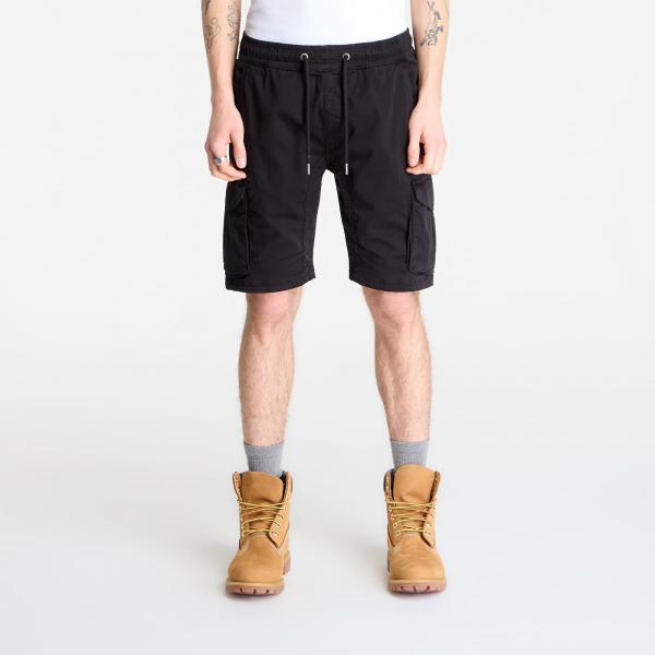 Šortky Alpha Industries Cotton Twill Jogger Short Black M