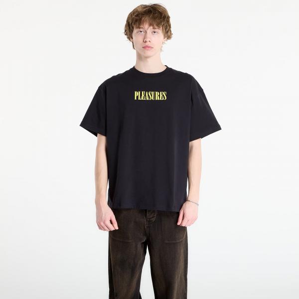 Tričko PLEASURES Exhibition T-Shirt Black XXL
