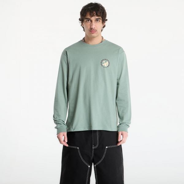 Tričko Horsefeathers Altitude Ls T-Shirt Iceberg Green L