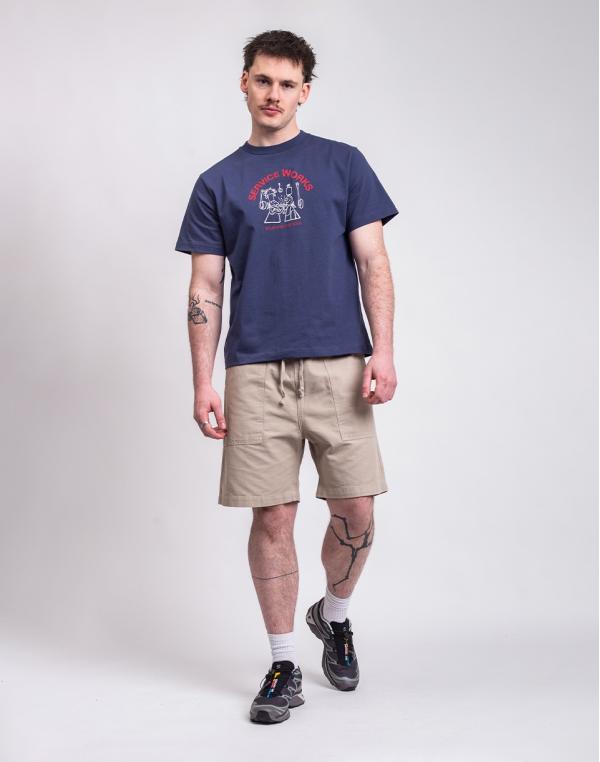 Service Works Classic Chef Shorts STONE XS