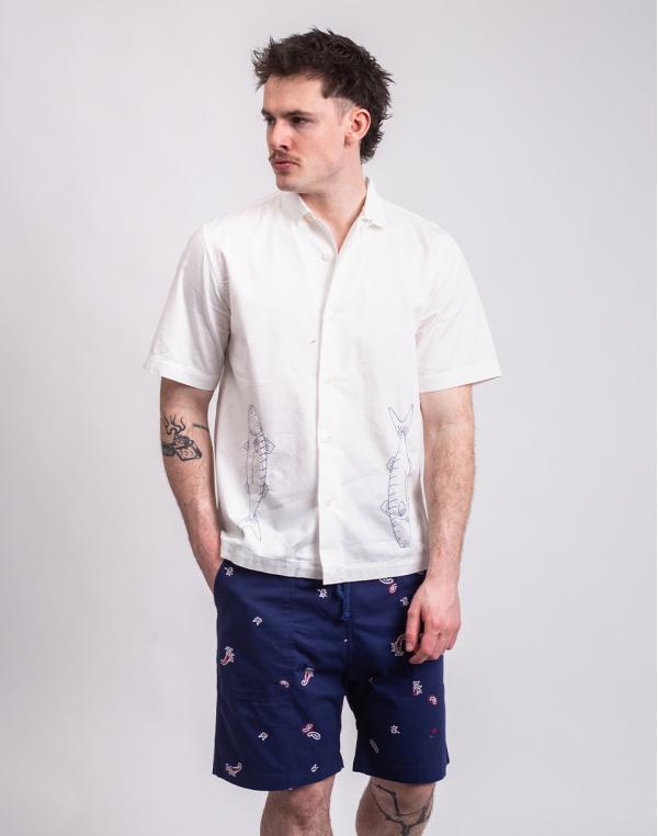 Service Works Mackerel Shirt OFF WHITE S