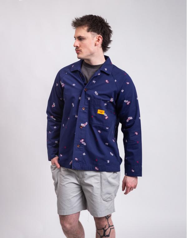 Service Works Paisley Front Of House Jacket ROYAL S
