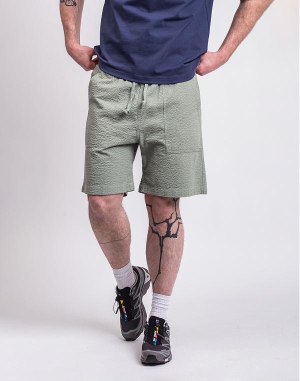 Service Works Seersucker Chef Shorts SAGE S