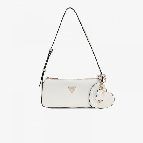 Kabelka GUESS Isobel Mini Shoulder Bag White Universal