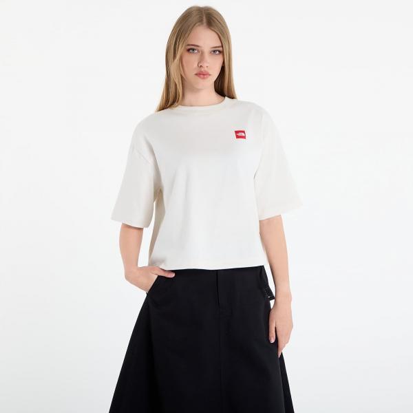 Tričko The North Face Redbox S/S Boxy Tee White Dune XL