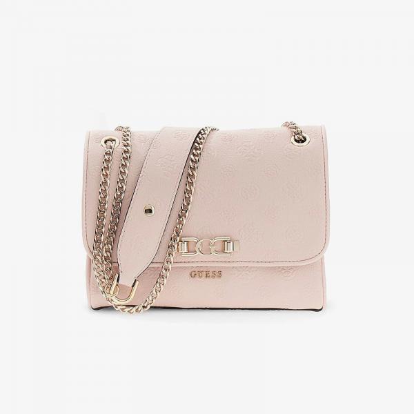 Taška GUESS Anise Convertible Cross Body Flap Light Rose Logo Universal