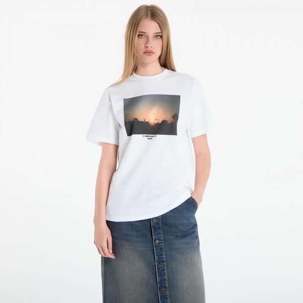 Tričko Carhartt WIP S/S Warm Views T-Shirt UNISEX White XXL