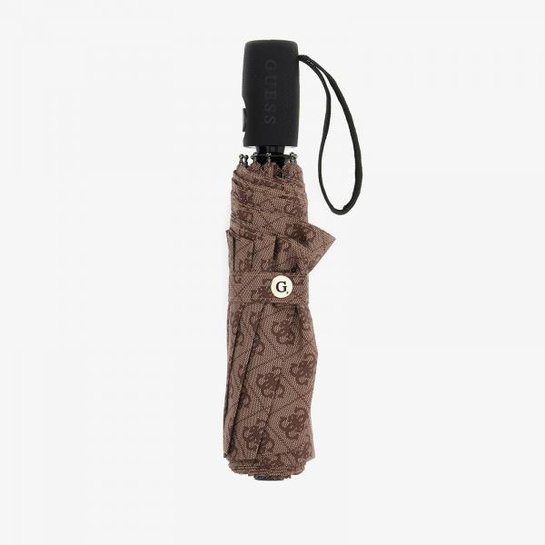 GUESS Open-Close Umbrella Latte Logo Universal
