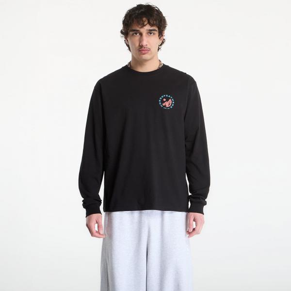 Tričko Horsefeathers Altitude Ls T-Shirt Black XXL