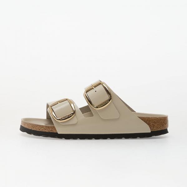 Tenisky Birkenstock Arizona Big Buckle Natural Leather Patent Women High-Shine Oyster EUR 38