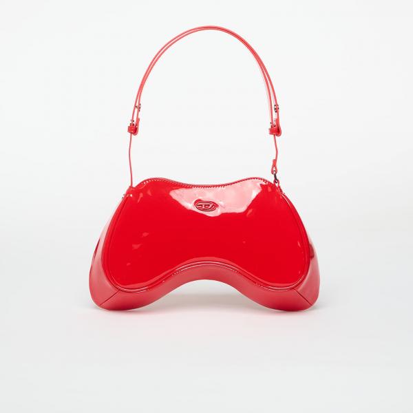 Kabelka Diesel Play Shoulder Cross Bodybag Red/ Chromed Universal