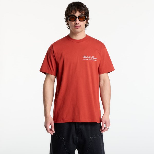 Tričko Carhartt WIP S/S Cloud Heart T-Shirt UNISEX Oxide Red L