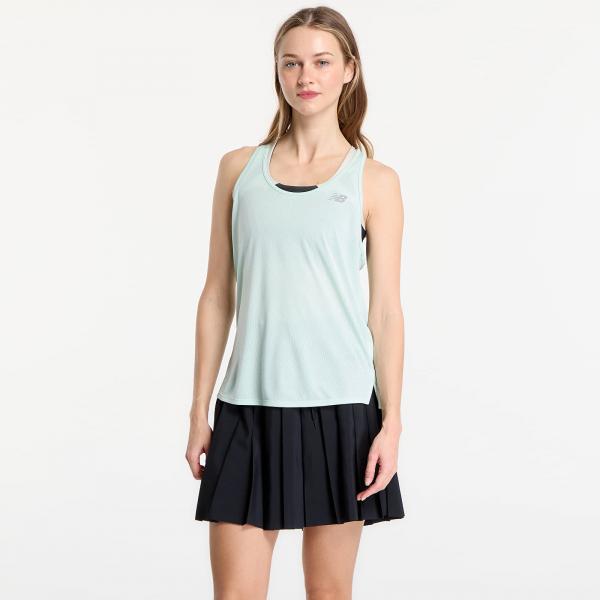 Tílko New Balance Athletics Tank Cosmic Jade Heather S