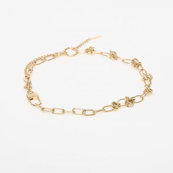 Náhrdelník Vitaly Knot x Stainless Steel Gold 40 cm