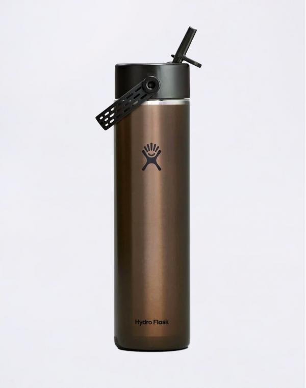 Hydro Flask Lightweight Flex Straw Bottle (710 ml) Obsidian