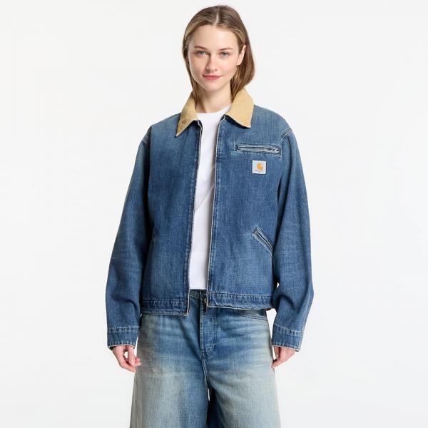 Bunda Carhartt WIP OG Detroit Jacket UNISEX Blue/ Dusty H Brown XS