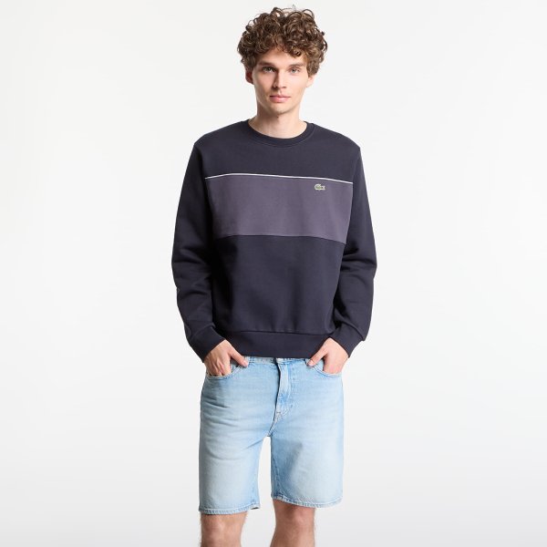 Mikina LACOSTE Sweatshirt Blackbird/ Graphite 5