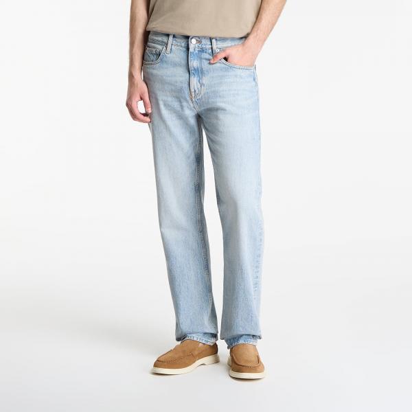 Džíny Tommy Hilfiger Dover Whiskered Regular Straight Leg Jeans Maxwell Blue W34/L32