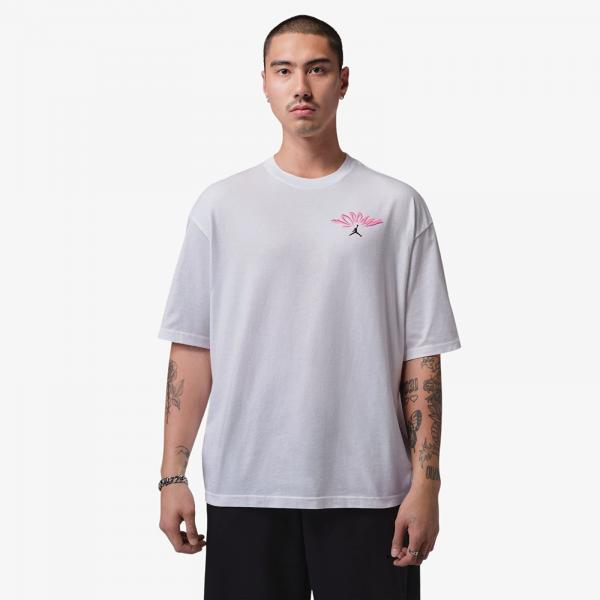 Tričko Jordan Flight Men's T-Shirt White/ Black XS
