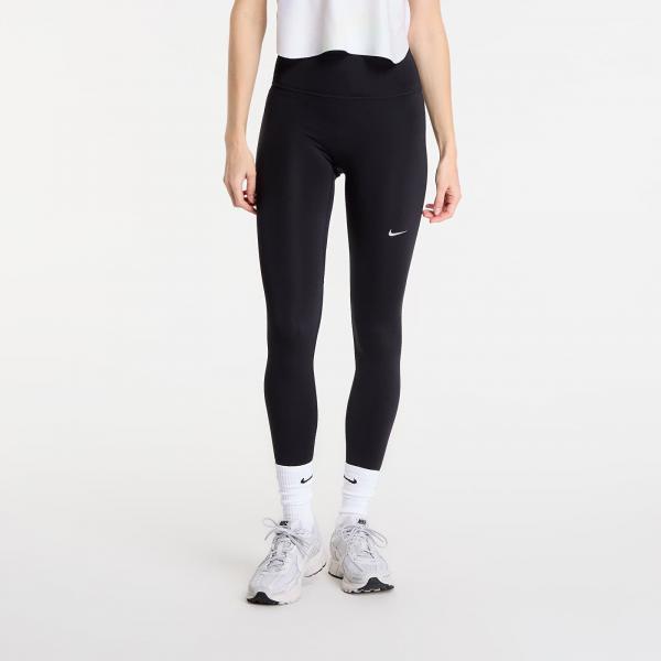 Legíny Nike Tempo Women's High-Waisted 7/8 Running Leggings Black/ Reflective Silv S